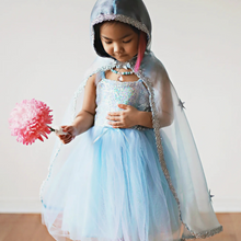  BLue Snow Queen Cape