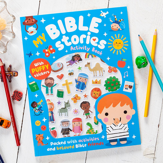 My Bible Stories Activity Book Blue