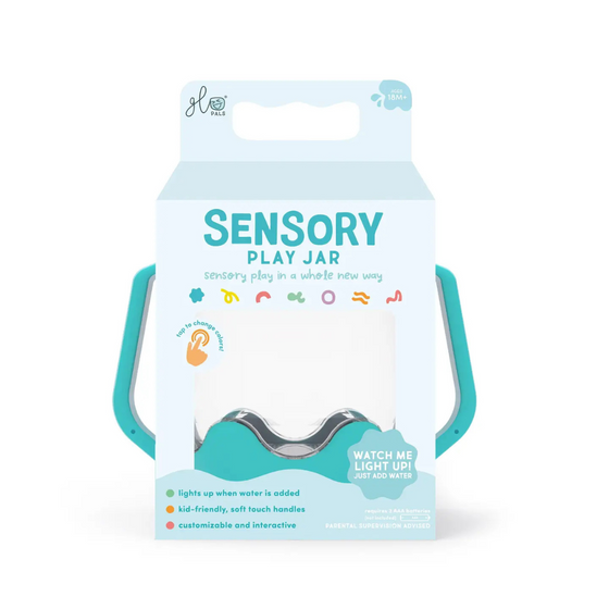 Blue Sensory Play Jar