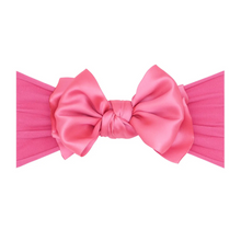  Satin Fab Soft Nylon Headband w/ Satin Bow Gumball