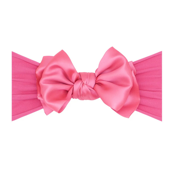 Satin Fab Soft Nylon Headband w/ Satin Bow Gumball