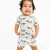 Dairy Cow Bamboo Shorts Set
