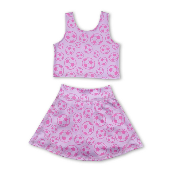 Soccer Tank Top & Skirt Set