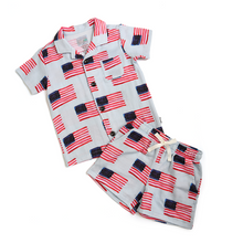  George Blue Flag ORGANIC COASTAL SET 4th of July
