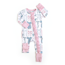  Samantha Bows RUFFLE ZIP Bamboo Sleeplies Little Outfit