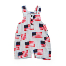  George Blue Flag Organic Coastal Coveralls 4th of July