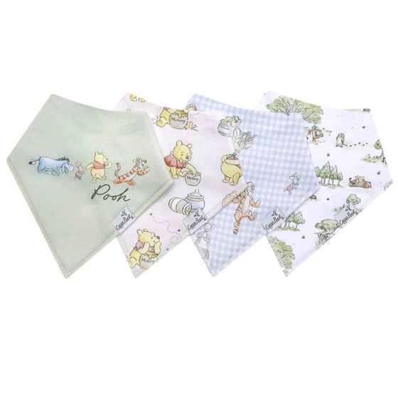 Copper Pearl Bib Set - Hundred Acre Wood