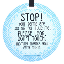  Blue Mommy No Touching and Stroller Tag