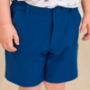 Boys Navy Hybrid Shorts: Navy