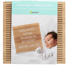  Letter Board Set- Natural Wood
