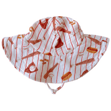  Muslin Wide Brim Sunhat, Baseball Game