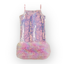  Pink Sequin Top Tulle Dress