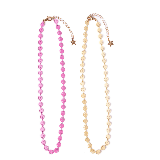 Boutique Chic Pink Lemonade Necklace