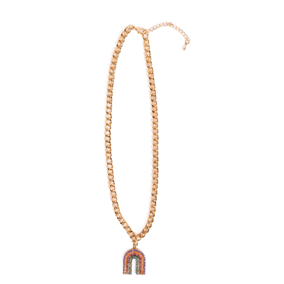 Boutique Chic Somewhere Over the Rhinestone Necklace