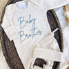 Baby Brother Blue Romper and hat set
