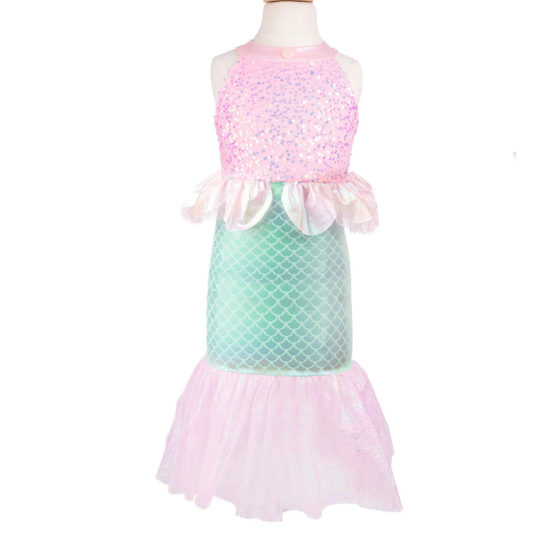 Misty Mermaid Dress Pink/BLue