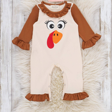  Turkey Time Baby Ruffle Romper: 0/3MOS