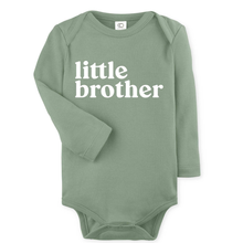  Organic cotton Little brother bodysuit: Thyme