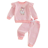 2-Piece Dressed Up Goose Striped Lounge Set