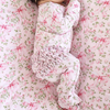Bows in Bloom Ruffle Zipper Footie