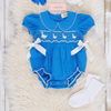 Darling Duckies Smocked Cotton Bubble