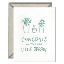  Congrats On Your New Little Sprout Card