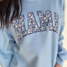  Blue Floral Mama Sweatshirt
