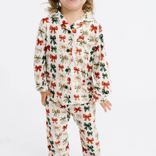  Holiday Bows Bamboo Button Up Set