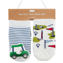  Golf Cart Rattle Toe Sock Set