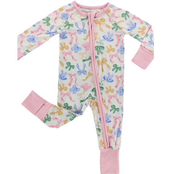 Pastel Bows Bamboo Sleeper
