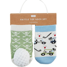  Golf Ball Rattle Toe Sock Set