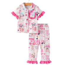  Taylor Print Girls Pink Pajamas