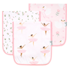 Set of Three Premium Burp Cloths - Katerina