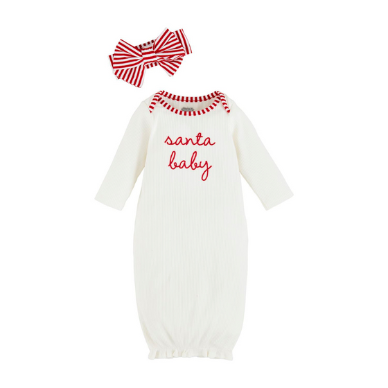 SANTA BABY TAKE-ME-HOME HEADBAND SET