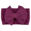 Girls Eggplant Harvest Big Bow Headband