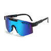 Youth PV Sunglasses Black W/ Teal and Pink Speckles