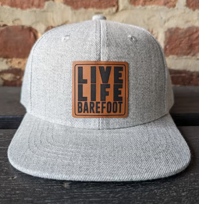 Toddler Live Life Barefoot Grey Snapback