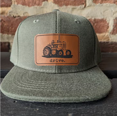 Toddler "Drive" Tractor Green Trucker Hat