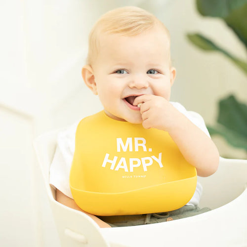 Wonder Bib- Mr. Happy