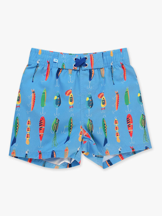 Gone Fishin Swim Trunks