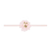 Flower Skinny headband: Mini Magnolia Rose Quartz