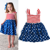 Quincy Stars & Stripes Smocked Dress Bamboo 4th of July