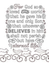 Color the Bible for Girls: Paperback / English