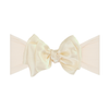 Baby Bling® Satin Small Classic Bow on soft nylon headband: Rosebud
