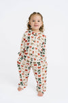 Holiday Bows Bamboo Button Up Set