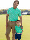 Cart Cruisers Knit Short Sleeve Performance Polo