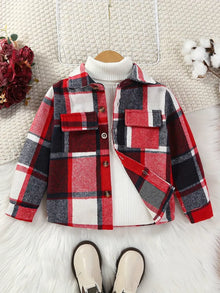  Red Button Down Flannel