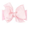 Baby Bling® Faux Silk Big Classic Bow on soft nylon headband: Ivory