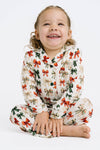 Holiday Bows Bamboo Button Up Set