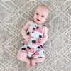 George Blue Flag Organic Coastal Coveralls 4th of July